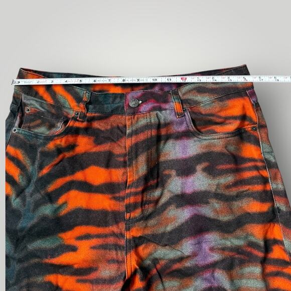 VINTAGE SUPPLY JEANS ABSTRACT PRINTED sz L- L28 - Picture 5 of 9